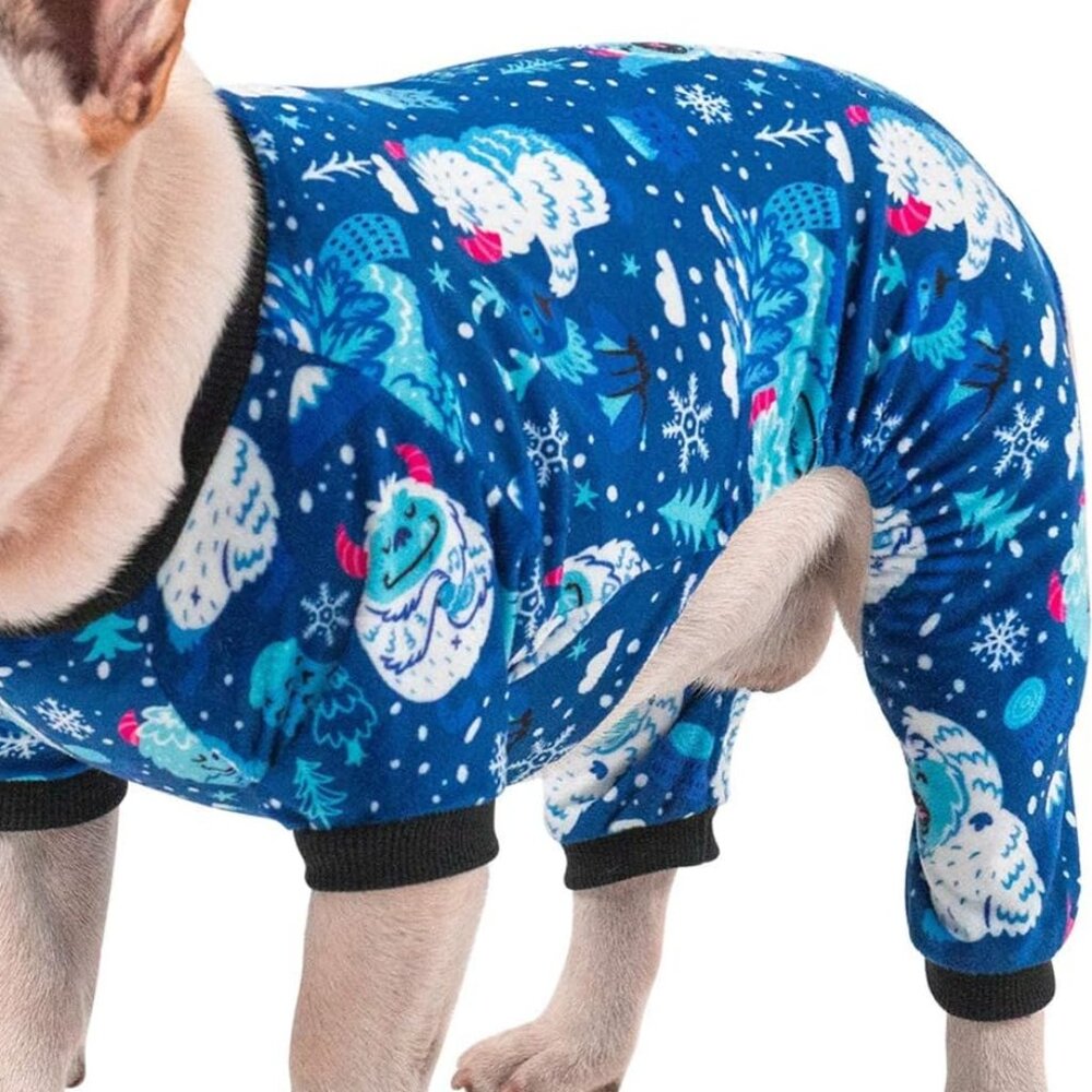 Dog Christmas Pajamas Puppy Onesies Small Dogs Soft Pjs Coat Cat Apparel
